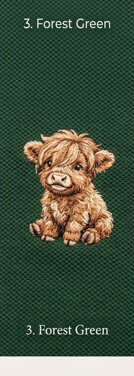 Mascot on Forest Green Polo